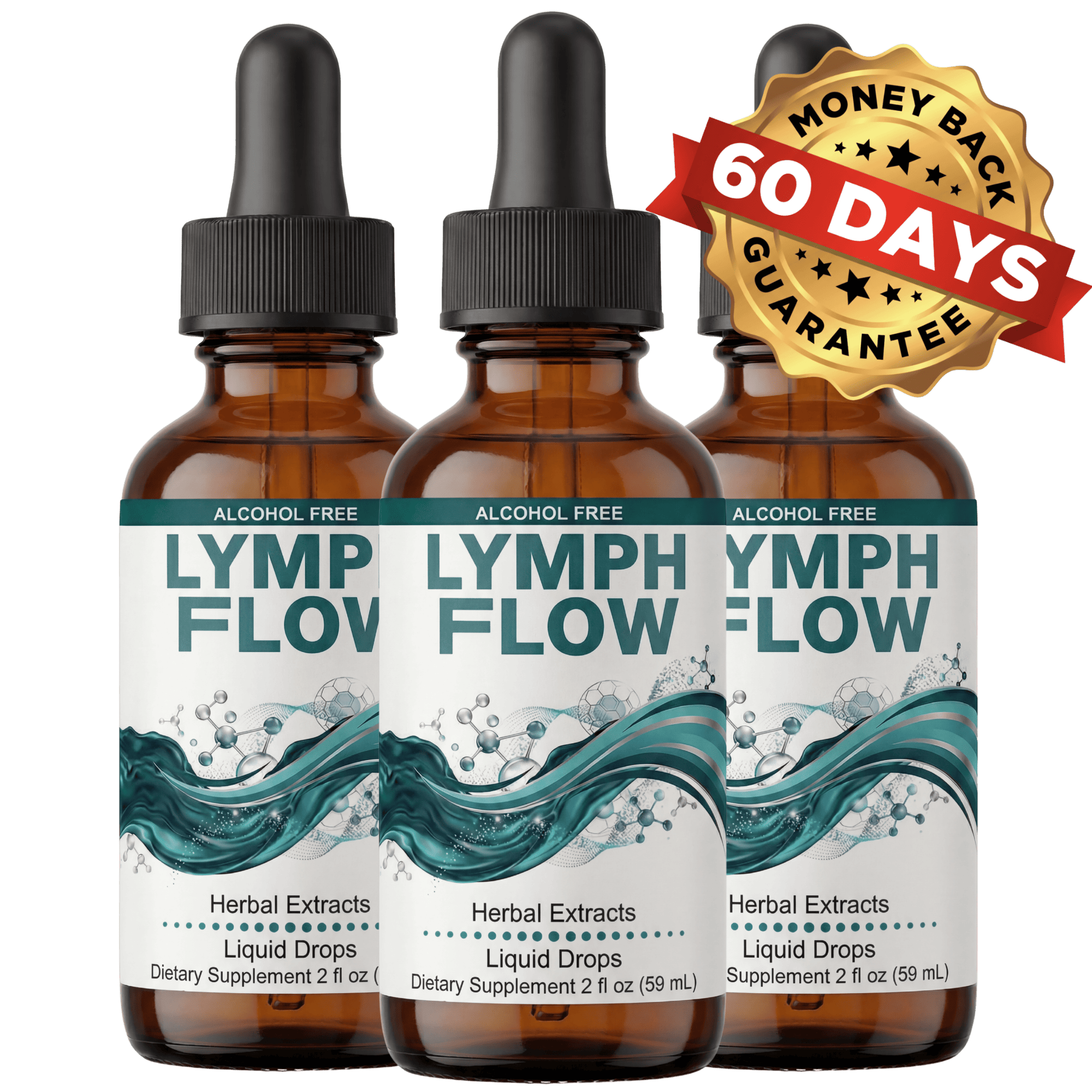 Lymph Flow 3-month supply - 3 bottles